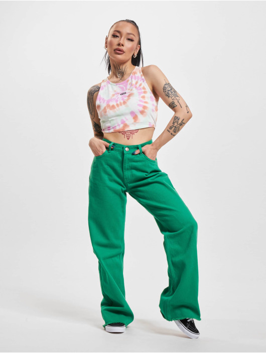 Vans Tops sans manche Longline Racerback Wash blanc
